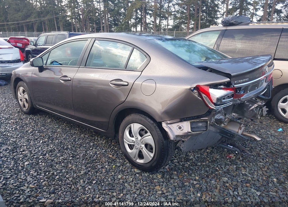 2014 HONDA CIVIC LX VIN: 19XFB2F51EE235993