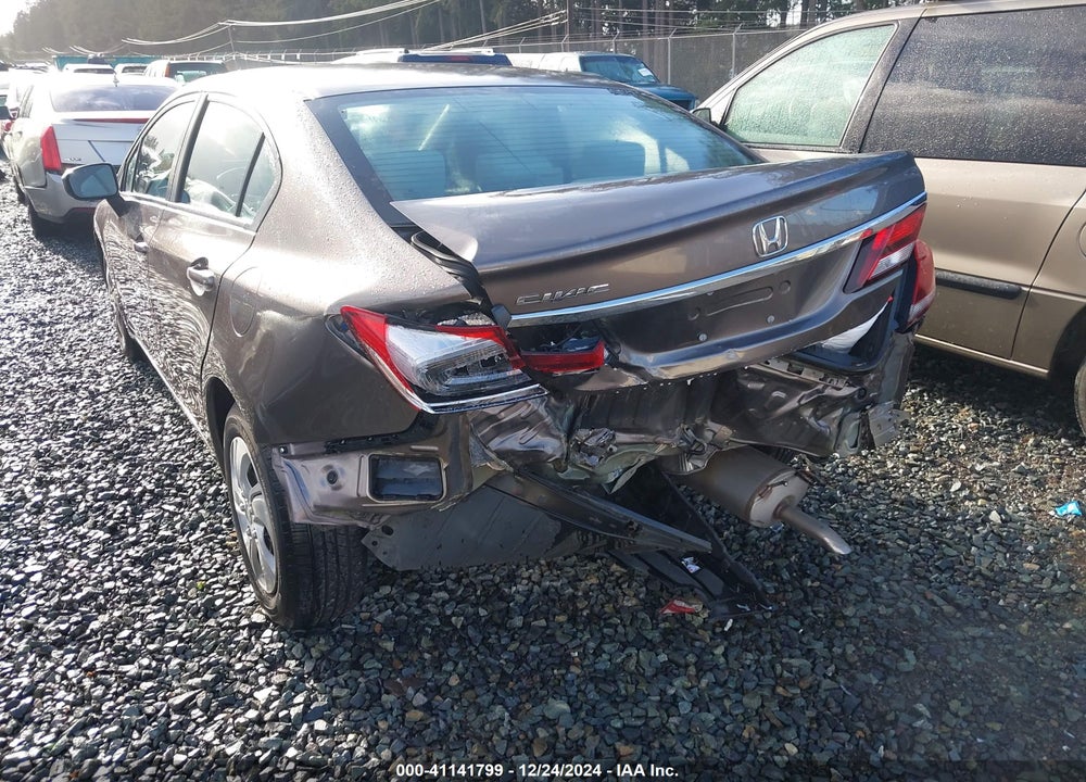 2014 HONDA CIVIC LX VIN: 19XFB2F51EE235993