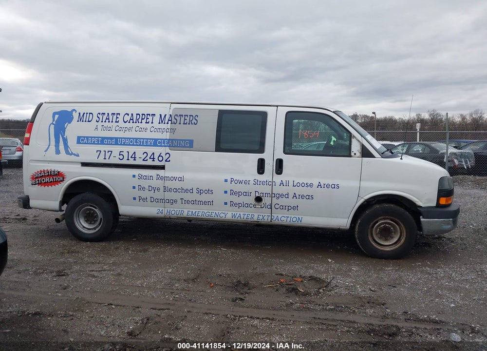2010 GMC SAVANA 3500 WORK VAN VIN: 1GT2GUBG9A1172769