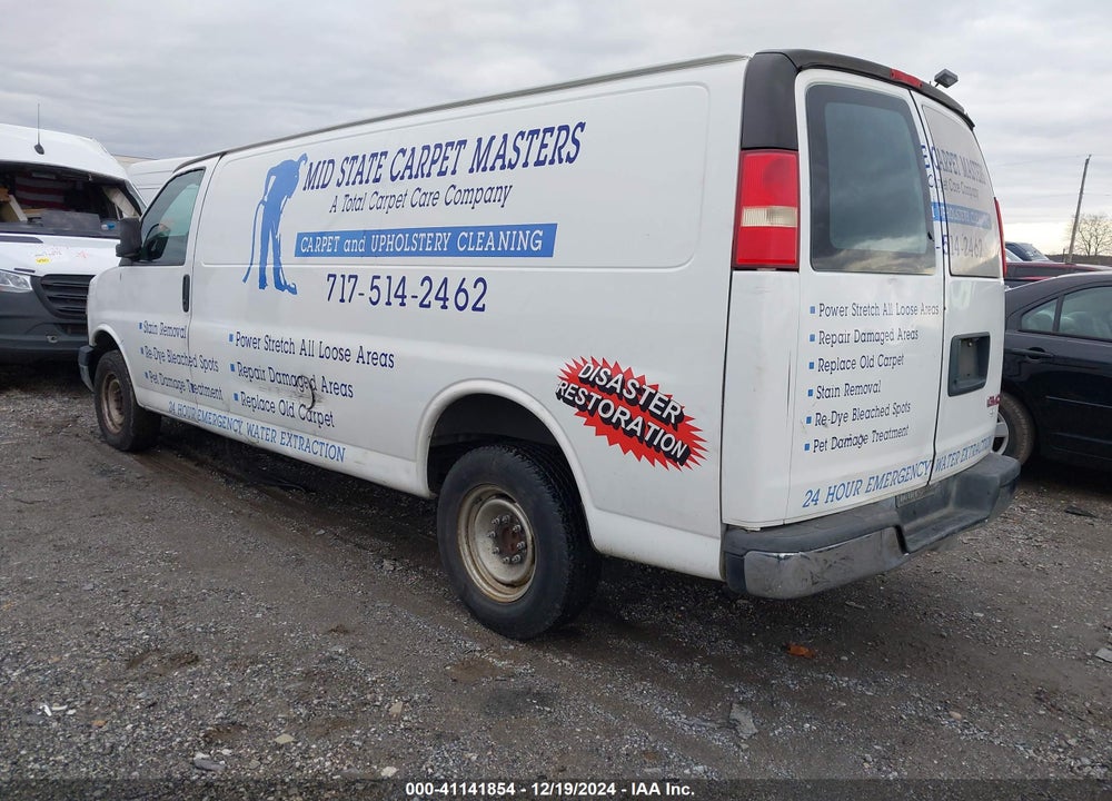 2010 GMC SAVANA 3500 WORK VAN VIN: 1GT2GUBG9A1172769