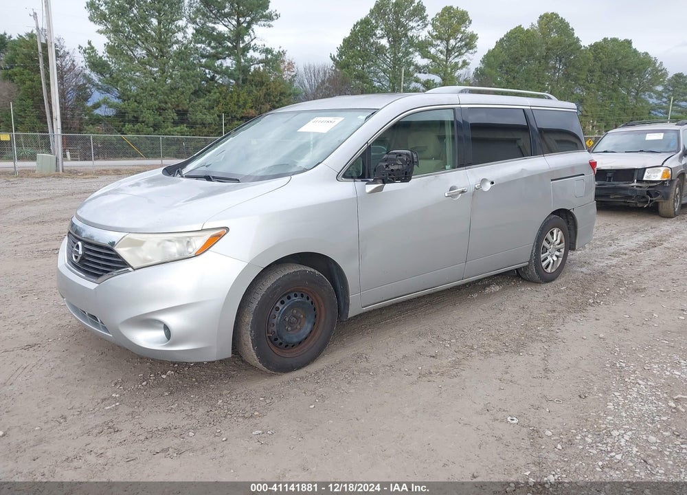 2012 NISSAN QUEST S VIN: JN8AE2KP0C9040420