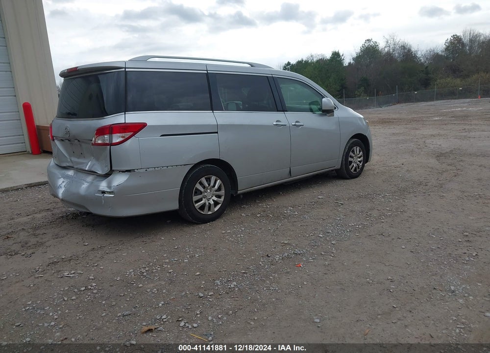 2012 NISSAN QUEST S VIN: JN8AE2KP0C9040420