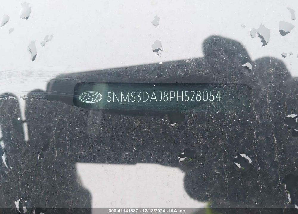 2023 HYUNDAI SANTA FE SEL VIN: 5NMS3DAJ8PH528054