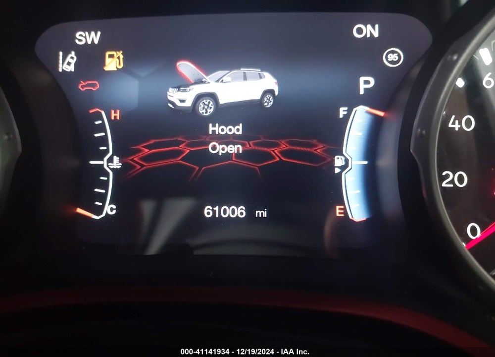 2021 JEEP COMPASS TRAILHAWK 4X4 VIN: 3C4NJDDB0MT555450