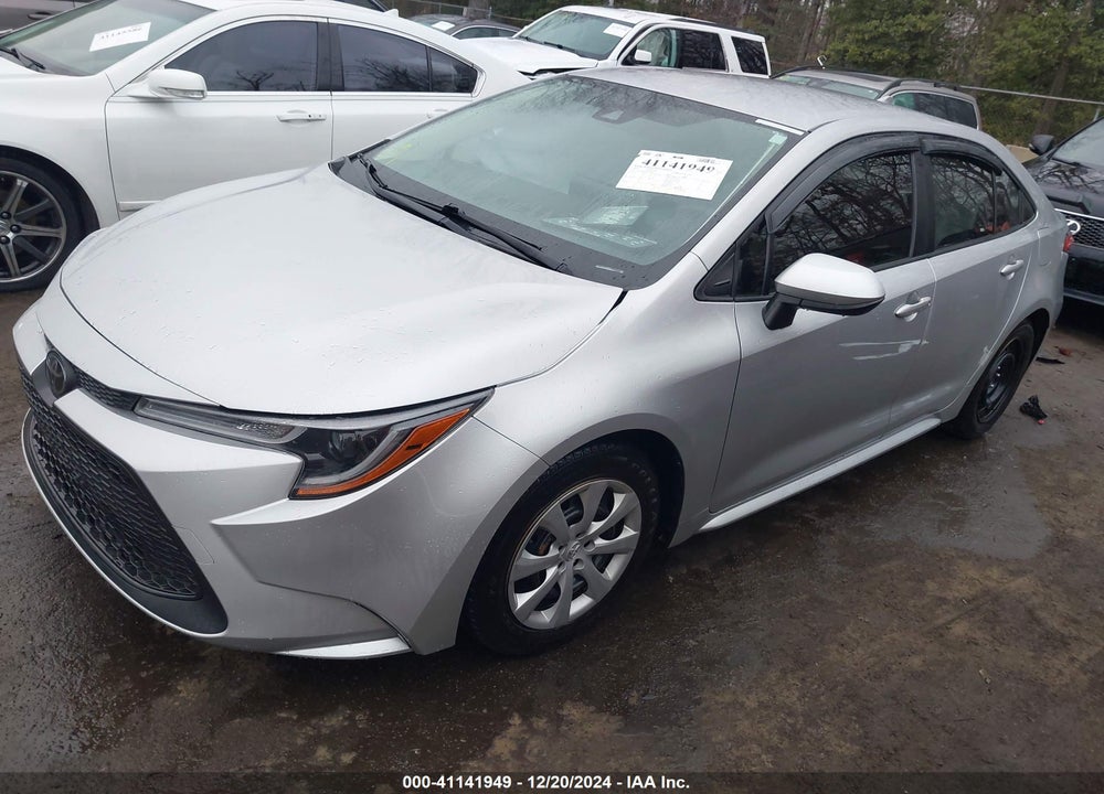 2020 TOYOTA COROLLA VIN: JTDEPRAEXLJ022411