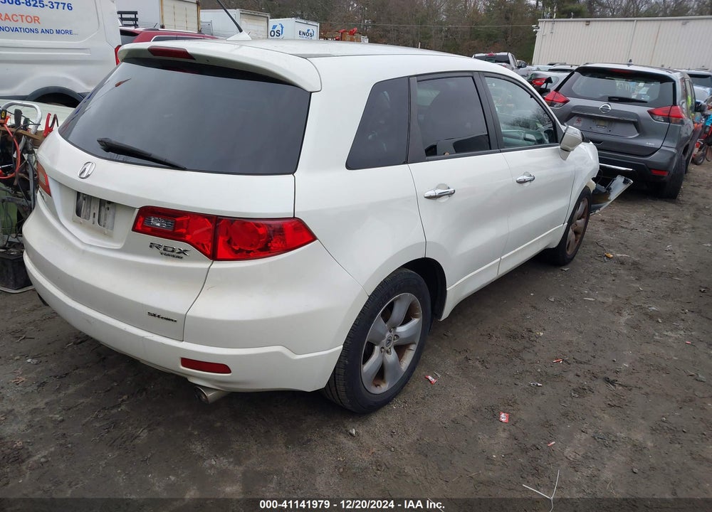 2008 ACURA RDX TECH PKG VIN: 5J8TB18578A007435