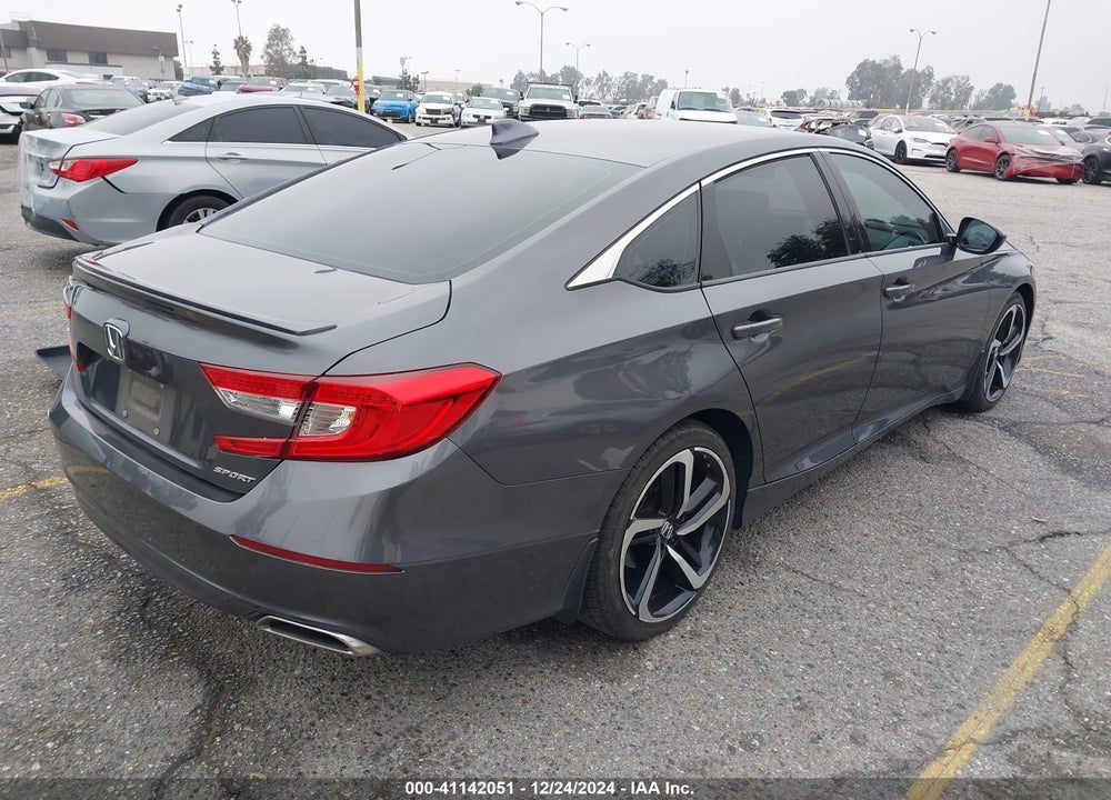 2018 HONDA ACCORD SPORT VIN: 1HGCV1F39JA063634