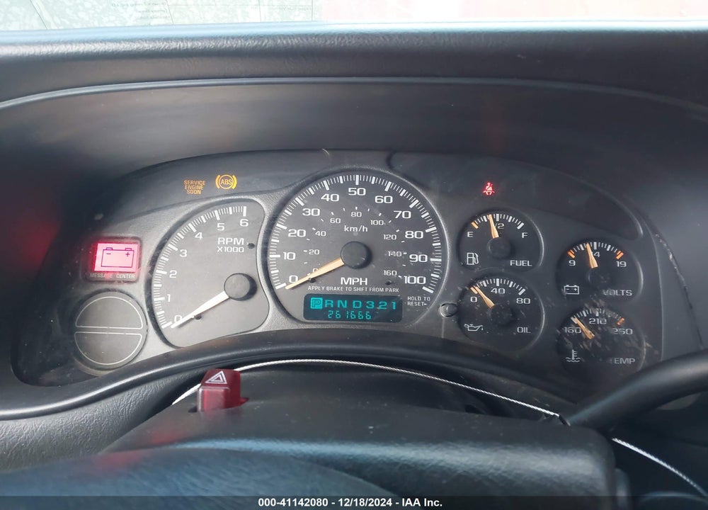 2002 CHEVROLET SILVERADO 1500 LS VIN: 2GCEK19T521306993