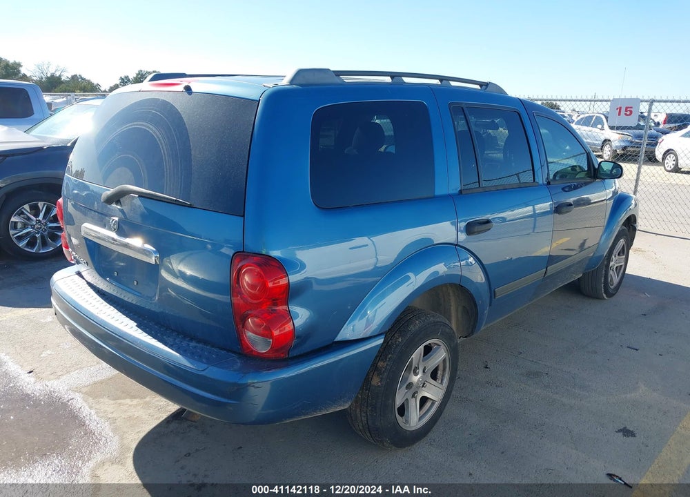 2006 DODGE DURANGO SLT VIN: 1D4HD48N86F105926