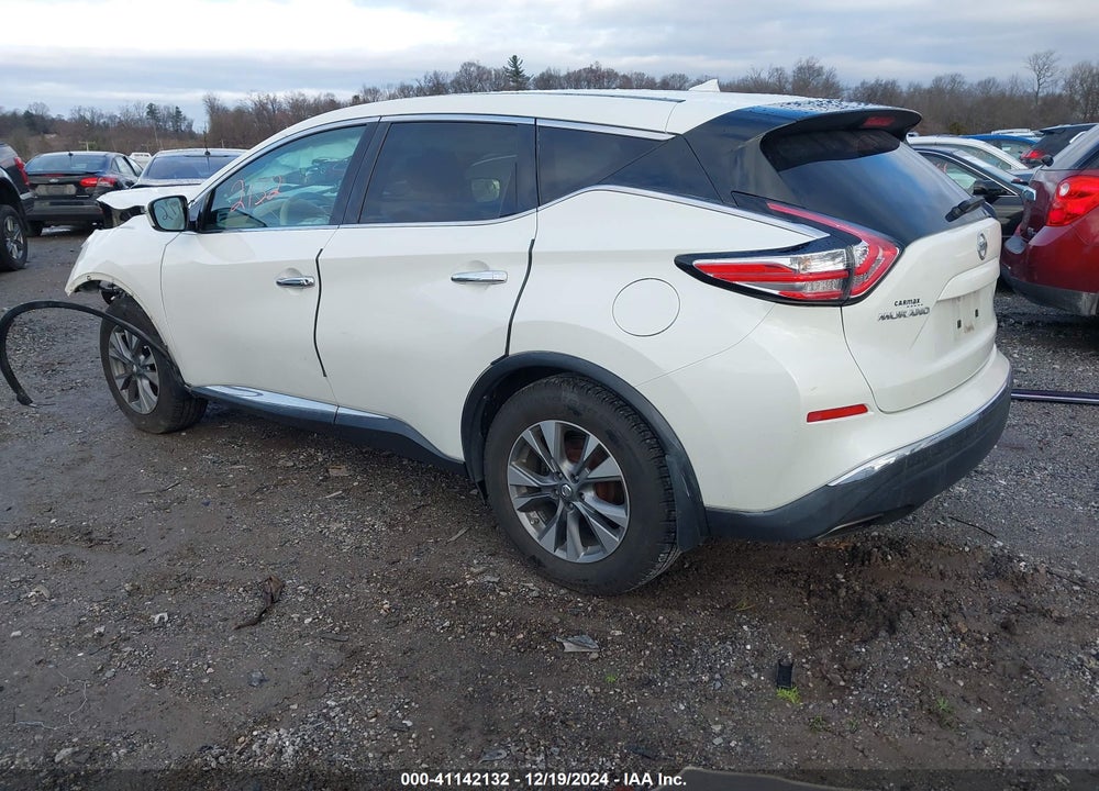 2016 NISSAN MURANO S VIN: 5N1AZ2MH3GN130580