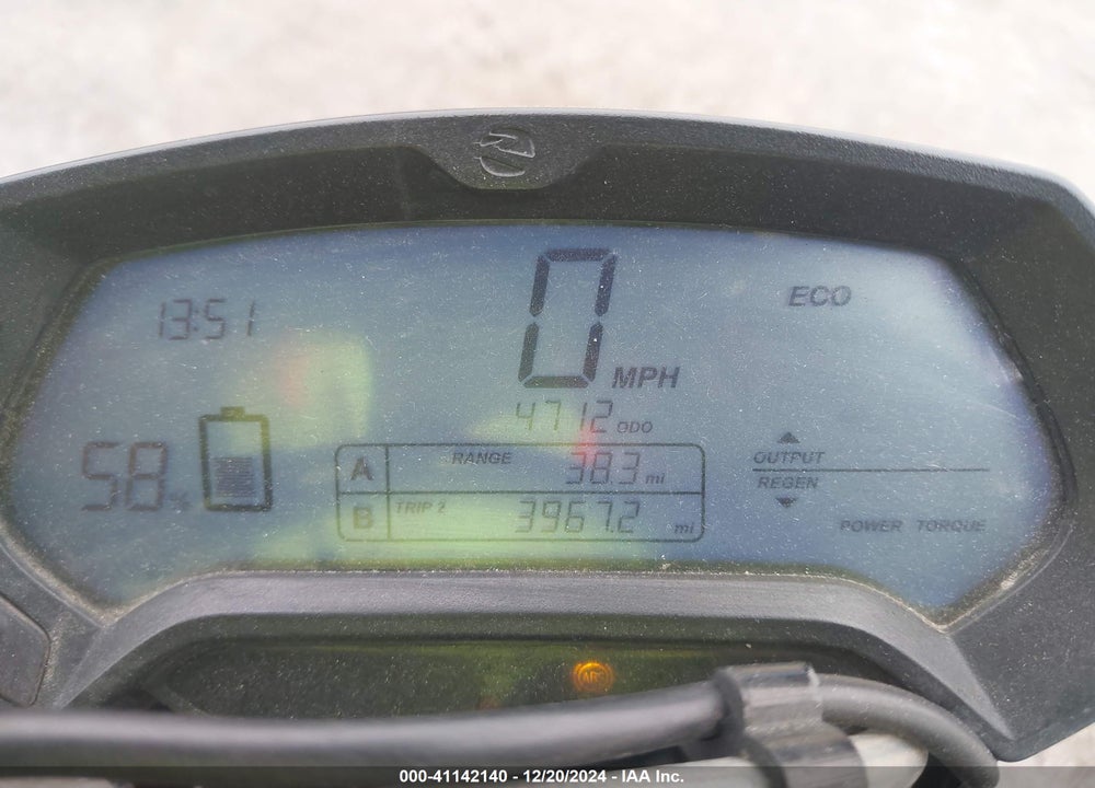 2016 ZERO MOTORCYCLES INC FX 3.3/6.5 VIN: 538XX8Z12GCJ05997