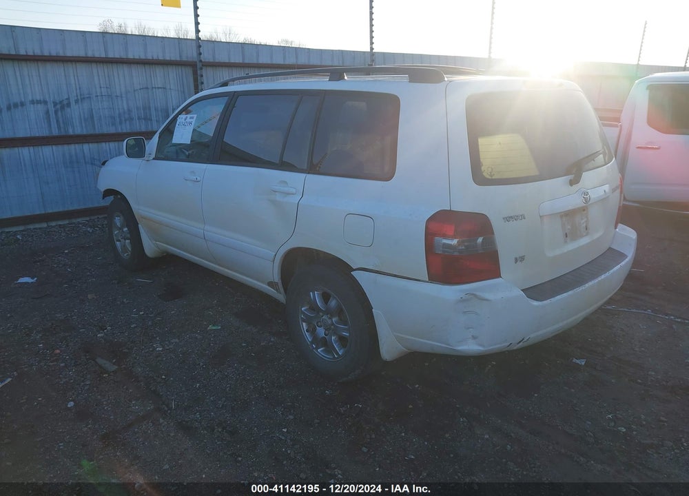 2007 TOYOTA HIGHLANDER V6 VIN: JTEGP21A070131836