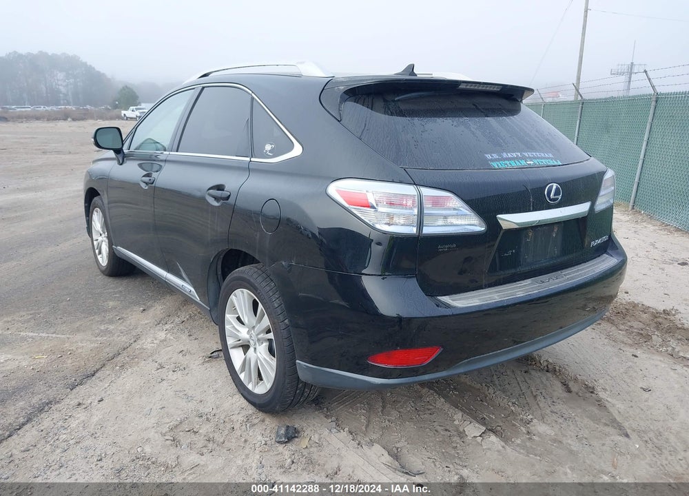 2011 LEXUS RX 450H VIN: JTJBC1BAXB2035998