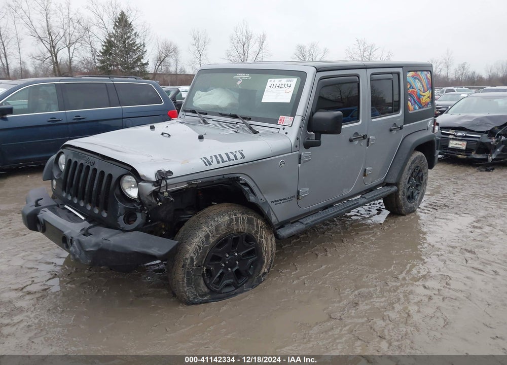 2016 JEEP WRANGLER UNLIMITED WILLYS WHEELER VIN: 1C4BJWDG6GL103111