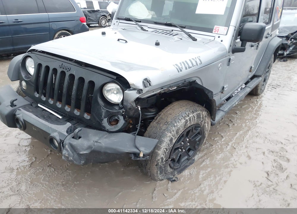 2016 JEEP WRANGLER UNLIMITED WILLYS WHEELER VIN: 1C4BJWDG6GL103111