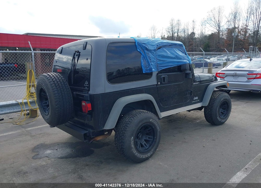 2005 JEEP WRANGLER SPORT VIN: 1J4FA49S35P303480