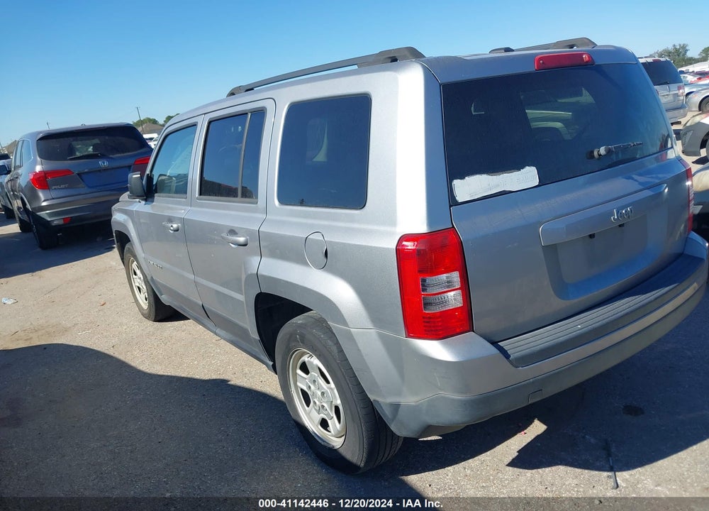 2017 JEEP PATRIOT VIN: 1C4NJPBA3HD146186