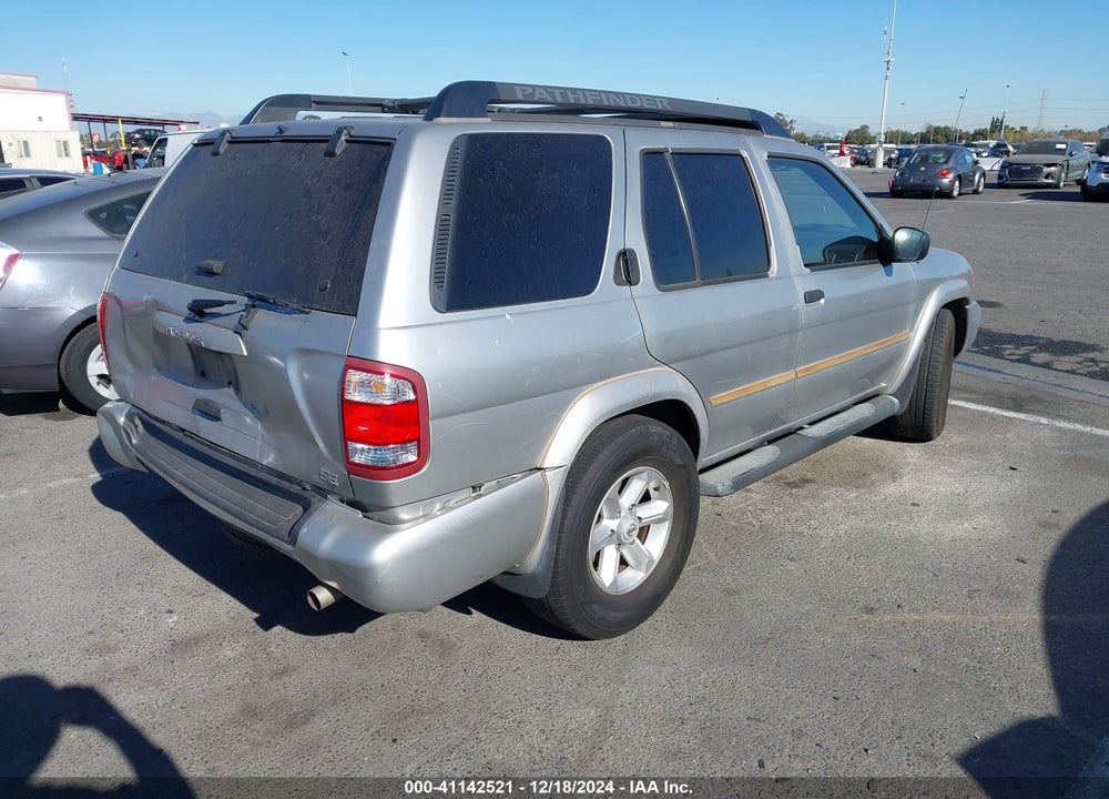 2004 NISSAN PATHFINDER SE VIN: JN8DR09X34W806526