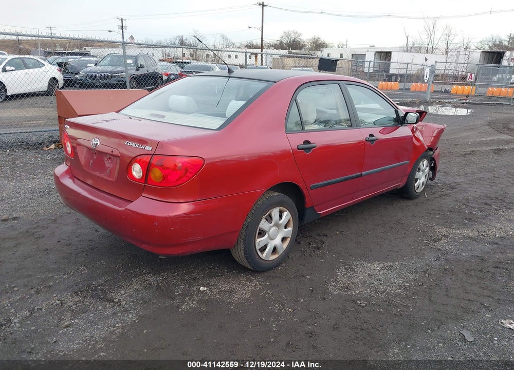 2004 TOYOTA COROLLA CE VIN: JTDBR32EX42031212