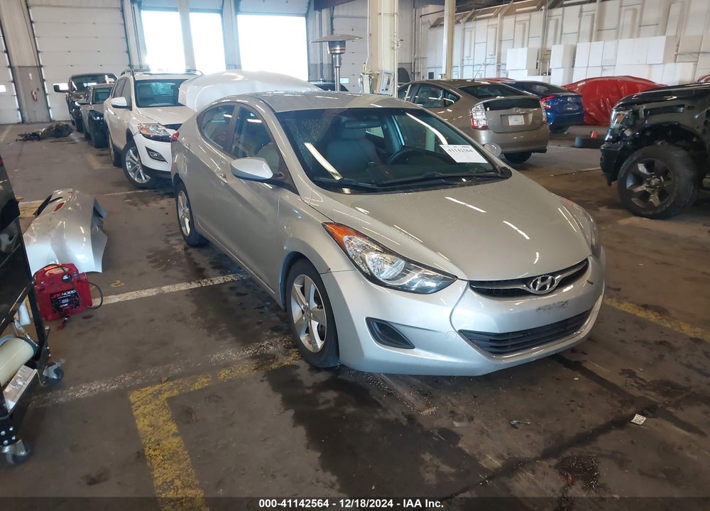 2013 HYUNDAI ELANTRA GLS VIN: 5NPDH4AE0DH249435