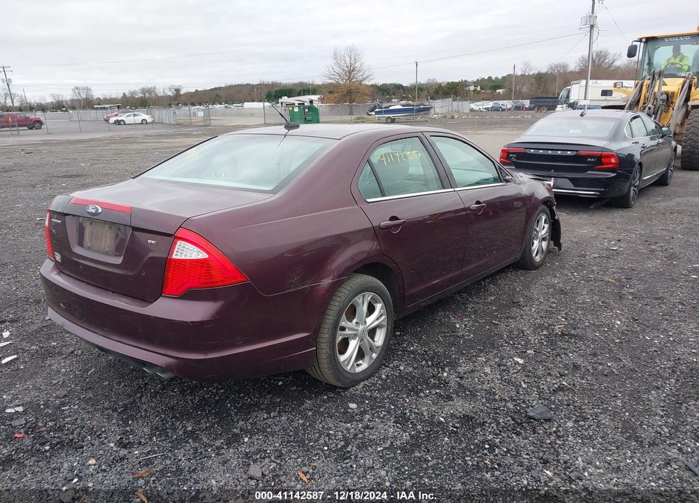 2012 FORD FUSION VIN: 3FAHP0HA2CR388628