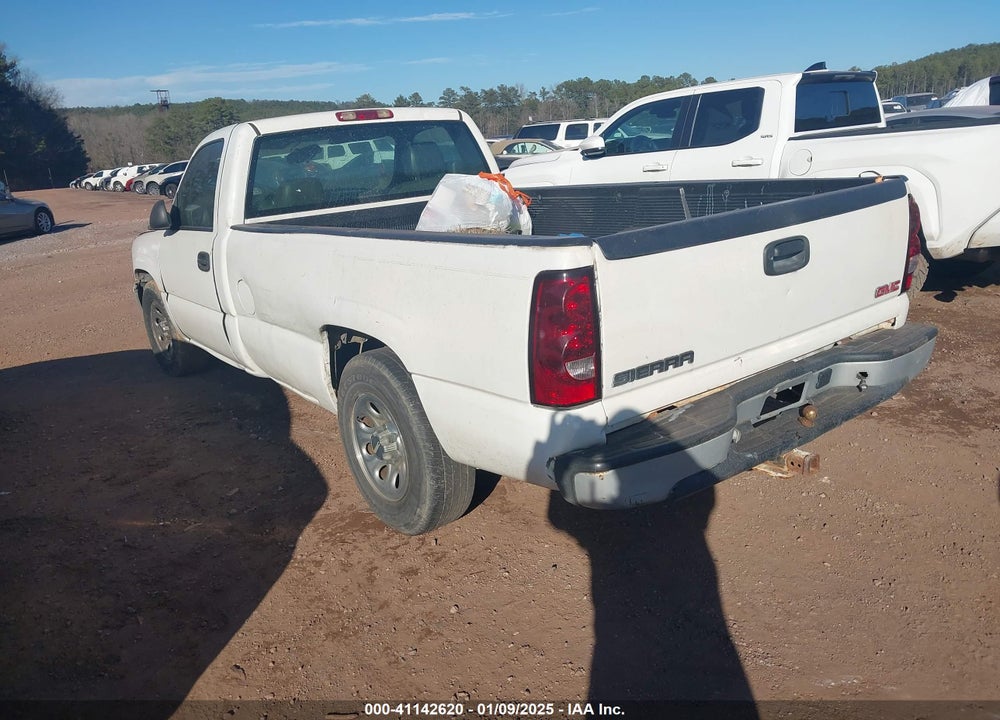 2006 GMC SIERRA 1500 WORK TRUCK VIN: 3GTEC14V96G139590