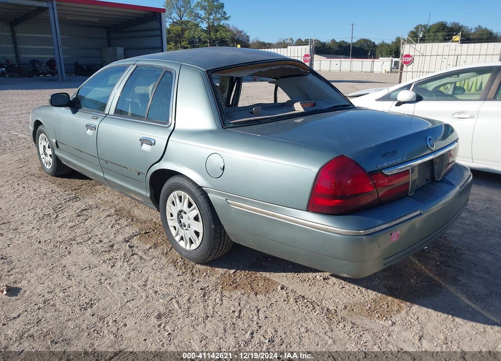 2005 MERCURY GRAND MARQUIS GS VIN: 2MEFM74W95X656212