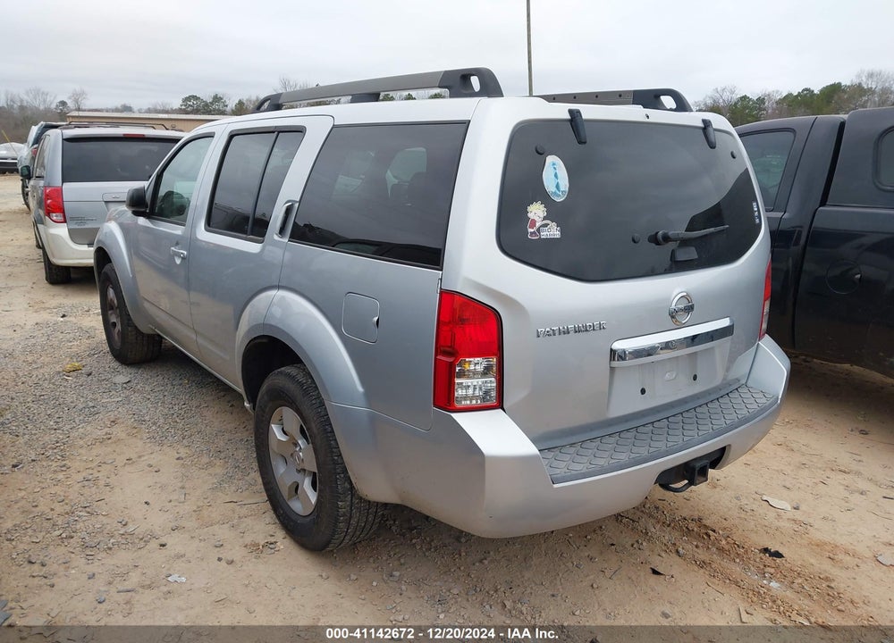 2009 NISSAN PATHFINDER VIN: 5N1AR18BX9C601946