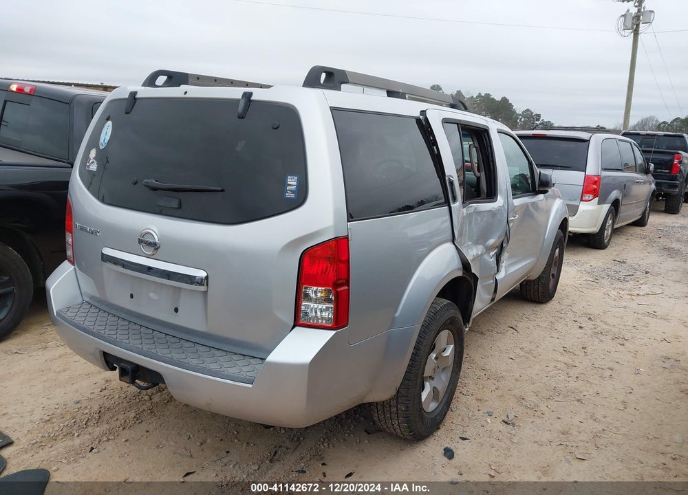 2009 NISSAN PATHFINDER VIN: 5N1AR18BX9C601946