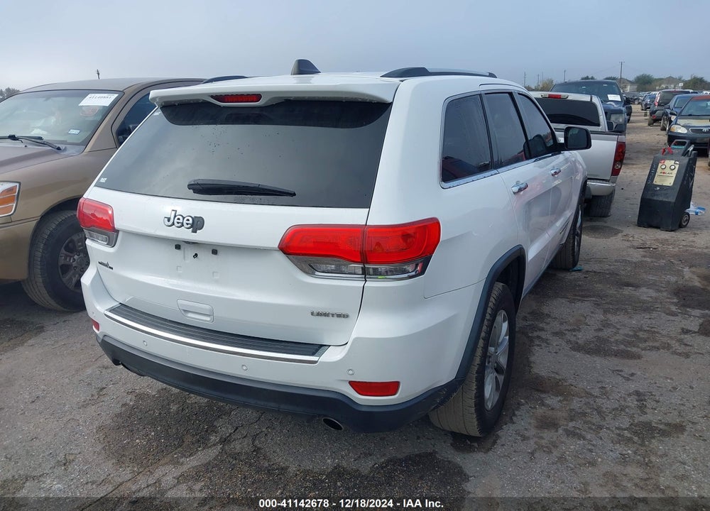 2014 JEEP GRAND CHEROKEE LIMITED VIN: 1C4RJEBT5EC212861