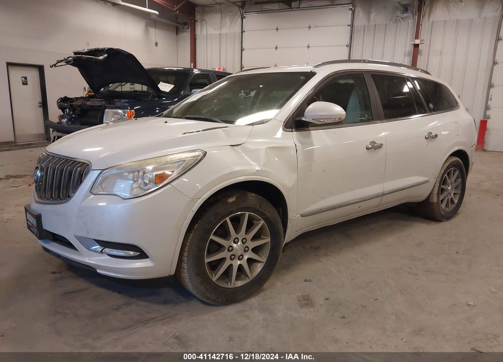 2016 BUICK ENCLAVE LEATHER VIN: 5GAKRBKD2GJ285381
