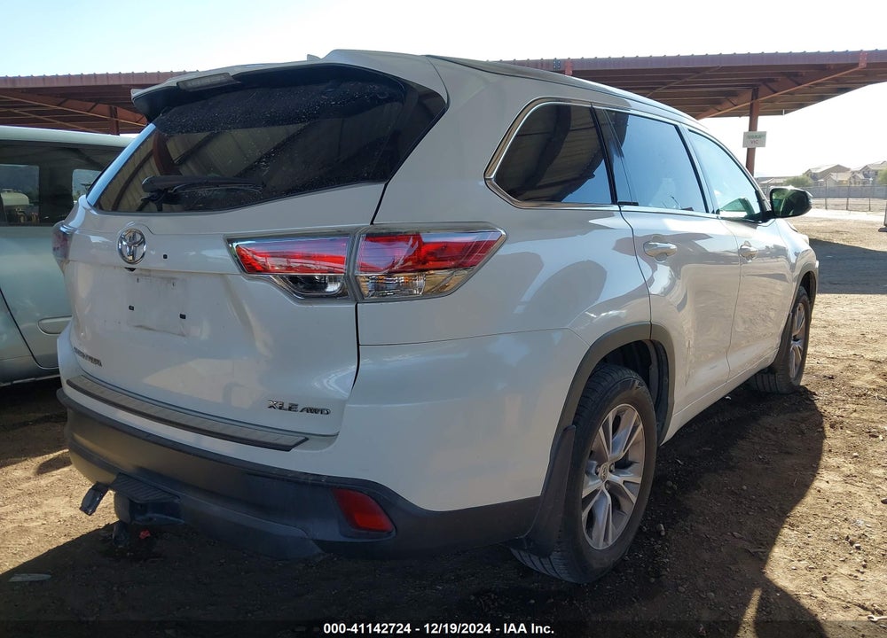 2015 TOYOTA HIGHLANDER VIN: 5TDJKRFH6FS076943