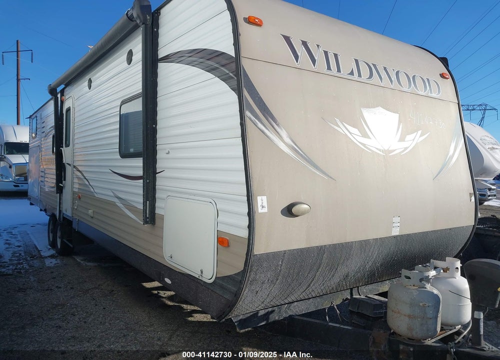 2014 FOREST RIVER WILDWOOD VIN: 4X4TWDF22EA253120