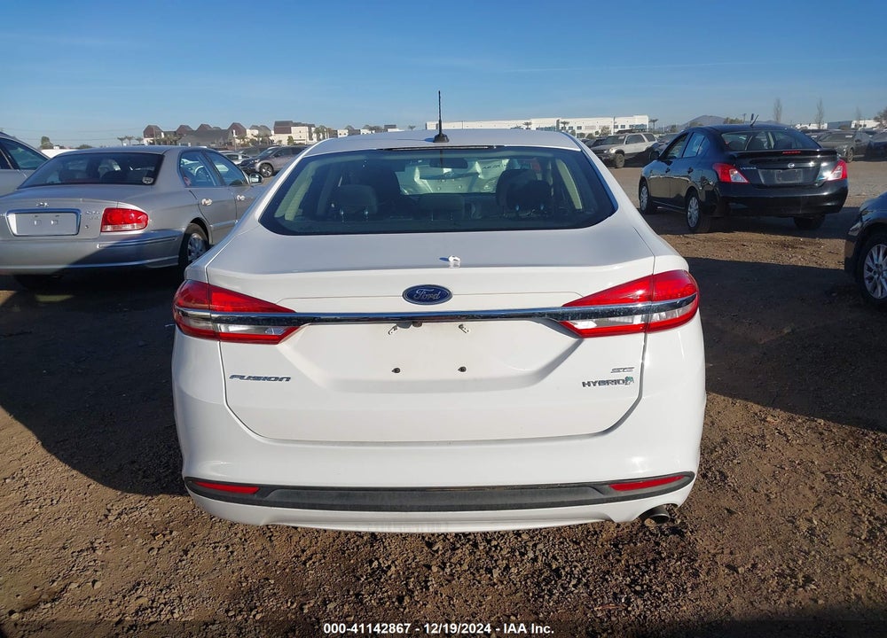2018 FORD FUSION HYBRID SE VIN: 3FA6P0LU9JR242085