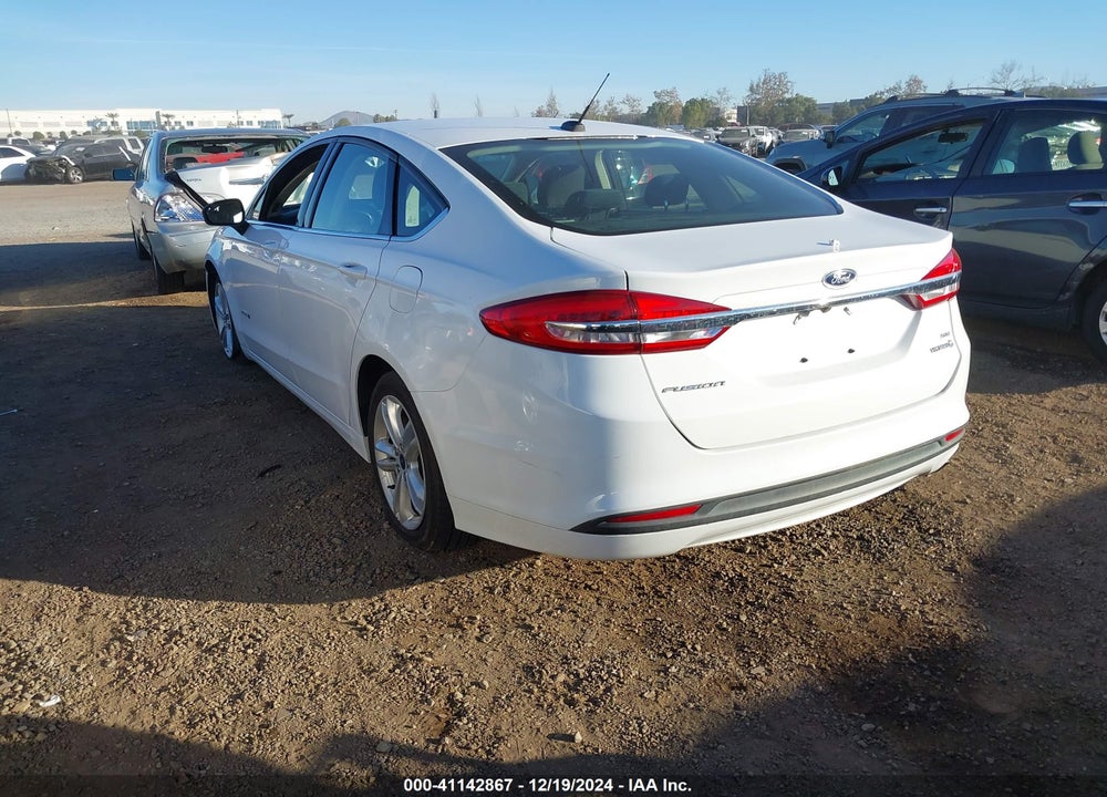 2018 FORD FUSION HYBRID SE VIN: 3FA6P0LU9JR242085