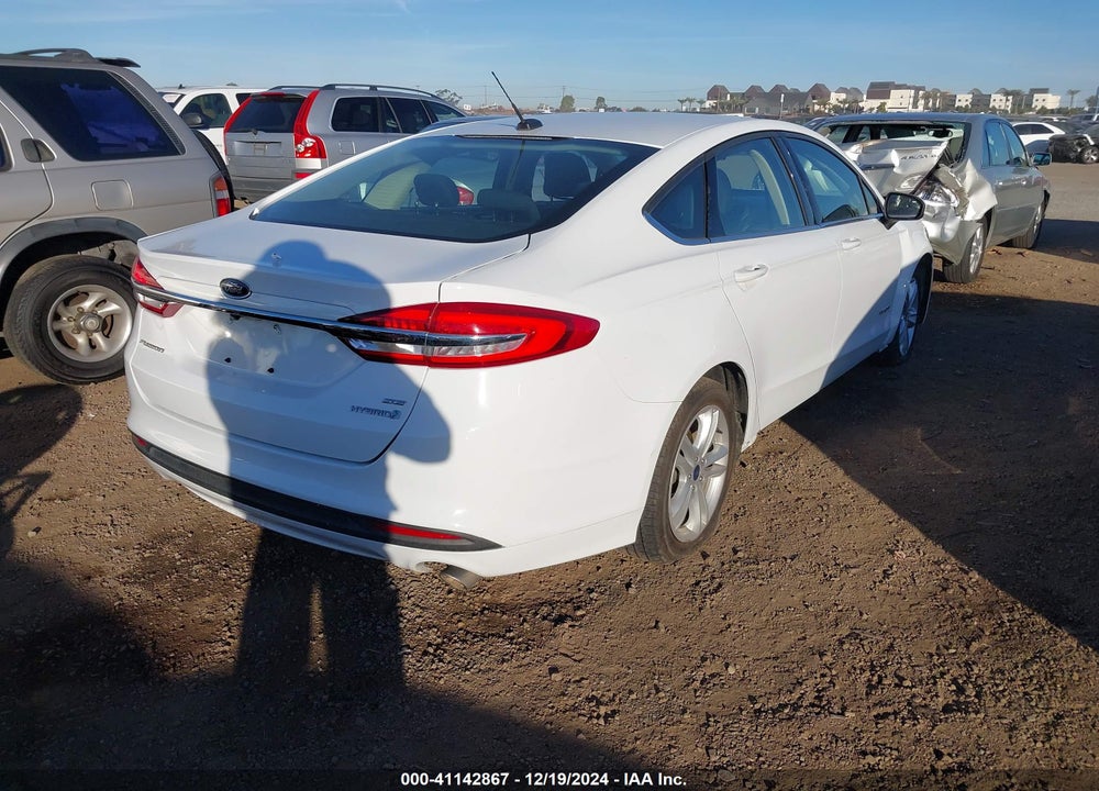 2018 FORD FUSION HYBRID SE VIN: 3FA6P0LU9JR242085