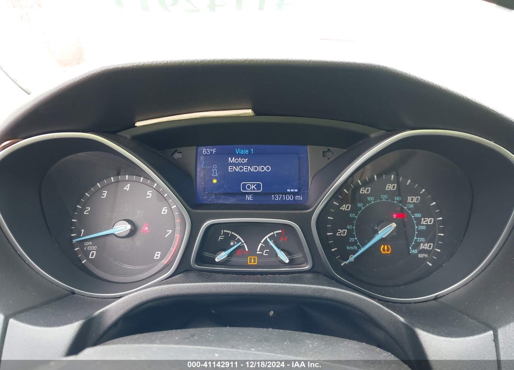 2013 FORD FOCUS VIN: 1FADP3F27DL129273