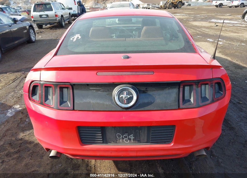 2013 FORD MUSTANG V6 PREMIUM VIN: 1ZVBP8AM9D5204984