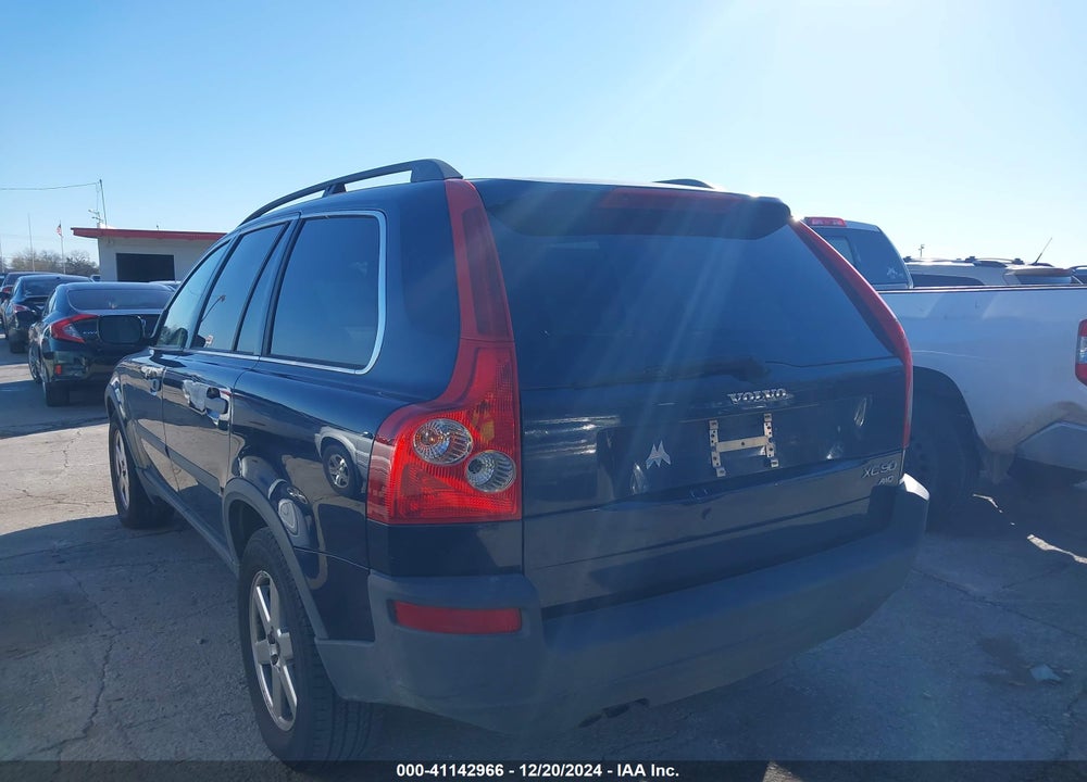 2003 VOLVO XC90 2.5T VIN: YV1CM59H331021618