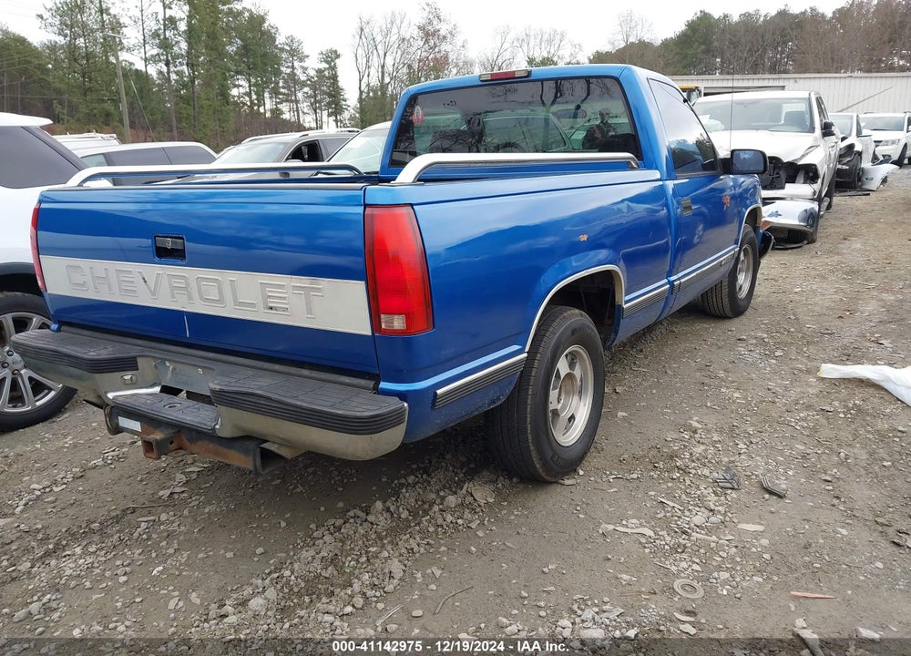 1997 CHEVROLET C1500 FLEETSIDE VIN: 1GCEC14R2VZ217256