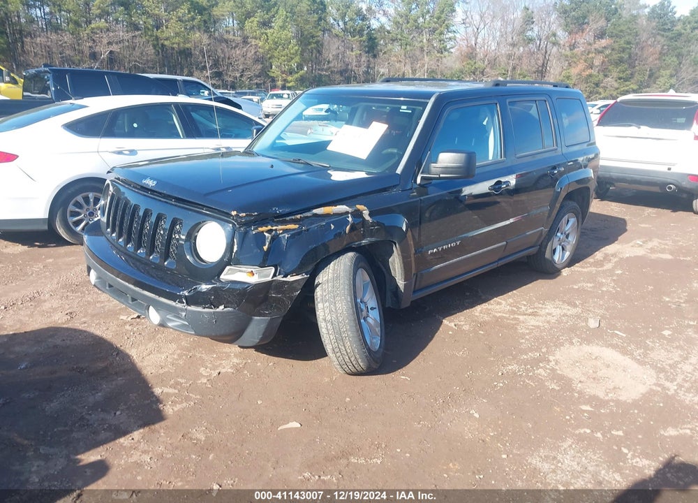 2012 JEEP PATRIOT LATITUDE VIN: 1C4NJPFB2CD652023