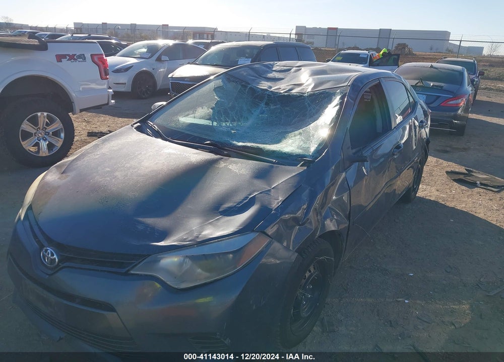 2016 TOYOTA COROLLA VIN: 5YFBURHE2GP432588