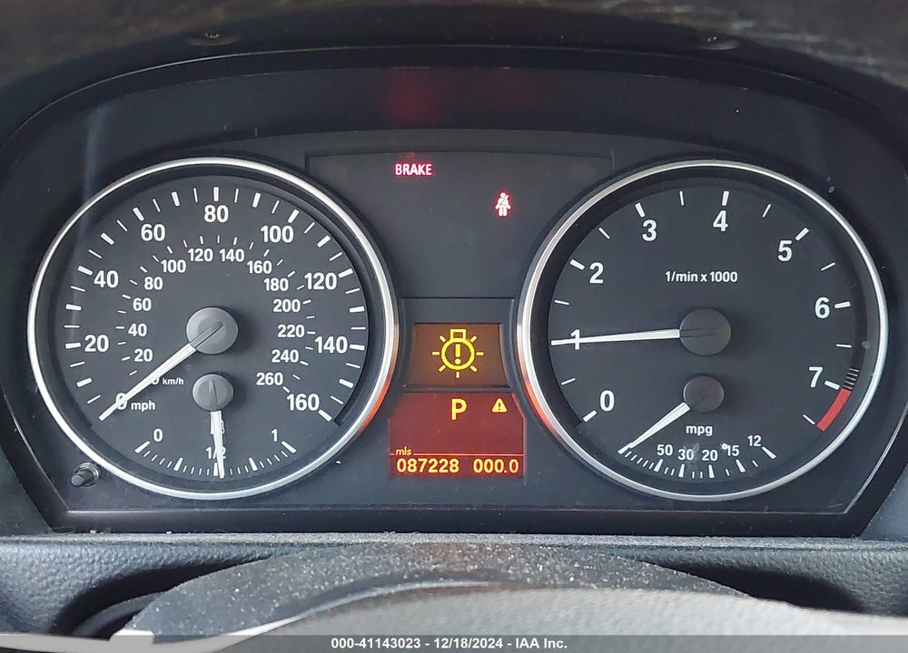 2007 BMW 328I VIN: WBAVA37587NL16004
