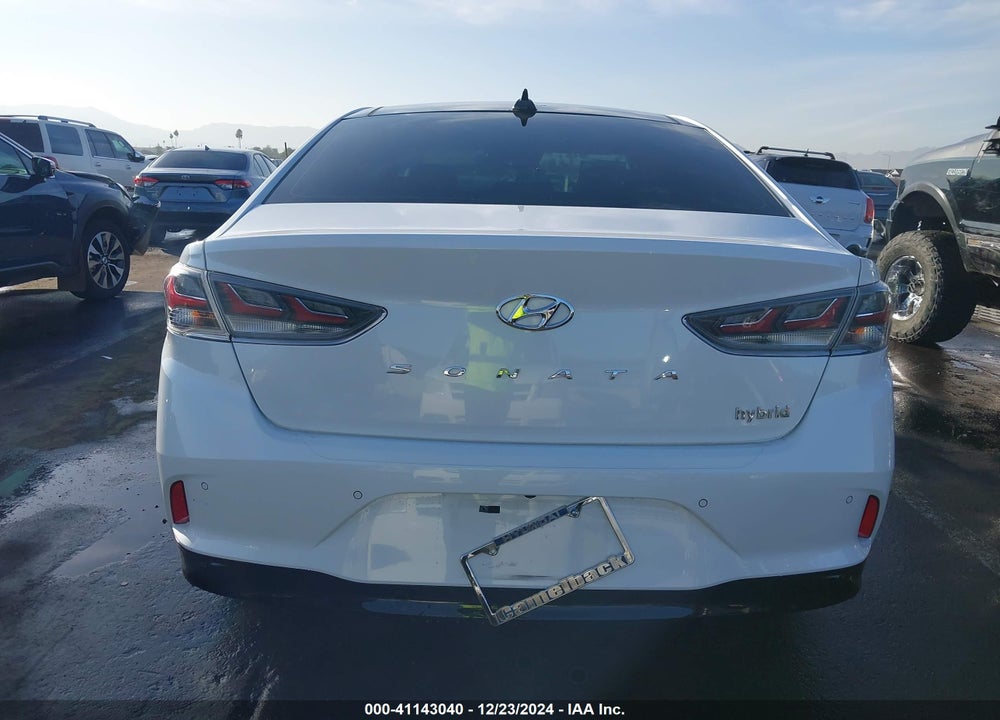 2019 HYUNDAI SONATA HYBRID LIMITED VIN: KMHE34L38KA088055