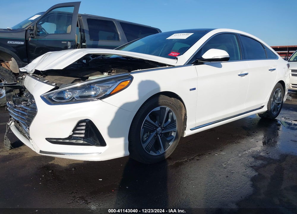 2019 HYUNDAI SONATA HYBRID LIMITED VIN: KMHE34L38KA088055