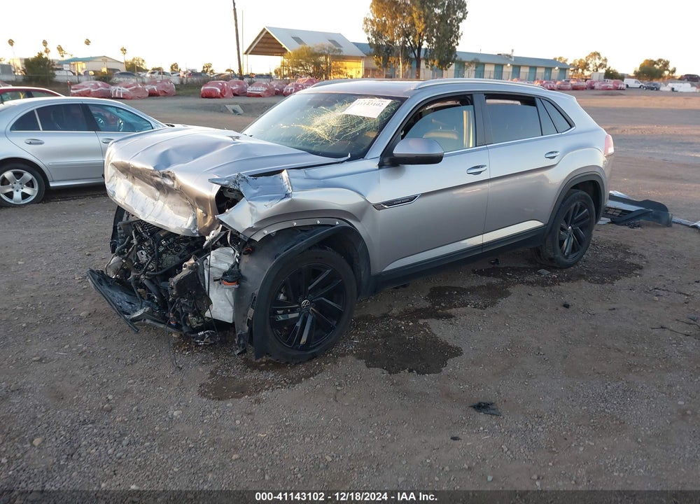 2022 VOLKSWAGEN ATLAS CROSS SPORT 3.6L V6 SE W/TECHNOLOGY VIN: 1V2JE2CA9NC201759