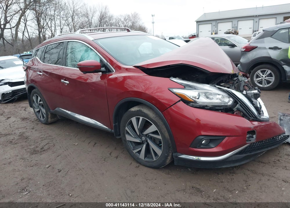 2016 NISSAN MURANO PLATINUM VIN: 5N1AZ2MH3GN163806