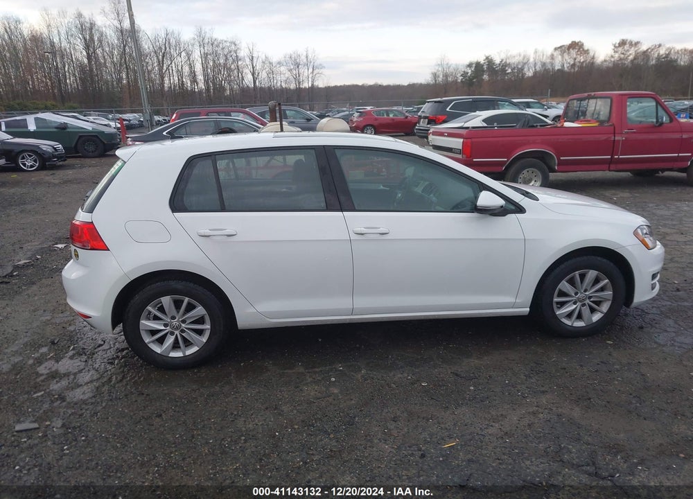 2016 VOLKSWAGEN GOLF TSI S 4-DOOR VIN: 3VW217AUXGM032135