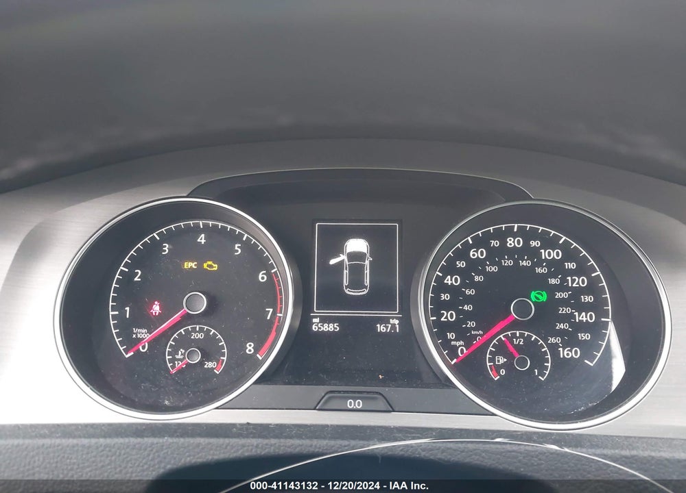 2016 VOLKSWAGEN GOLF TSI S 4-DOOR VIN: 3VW217AUXGM032135
