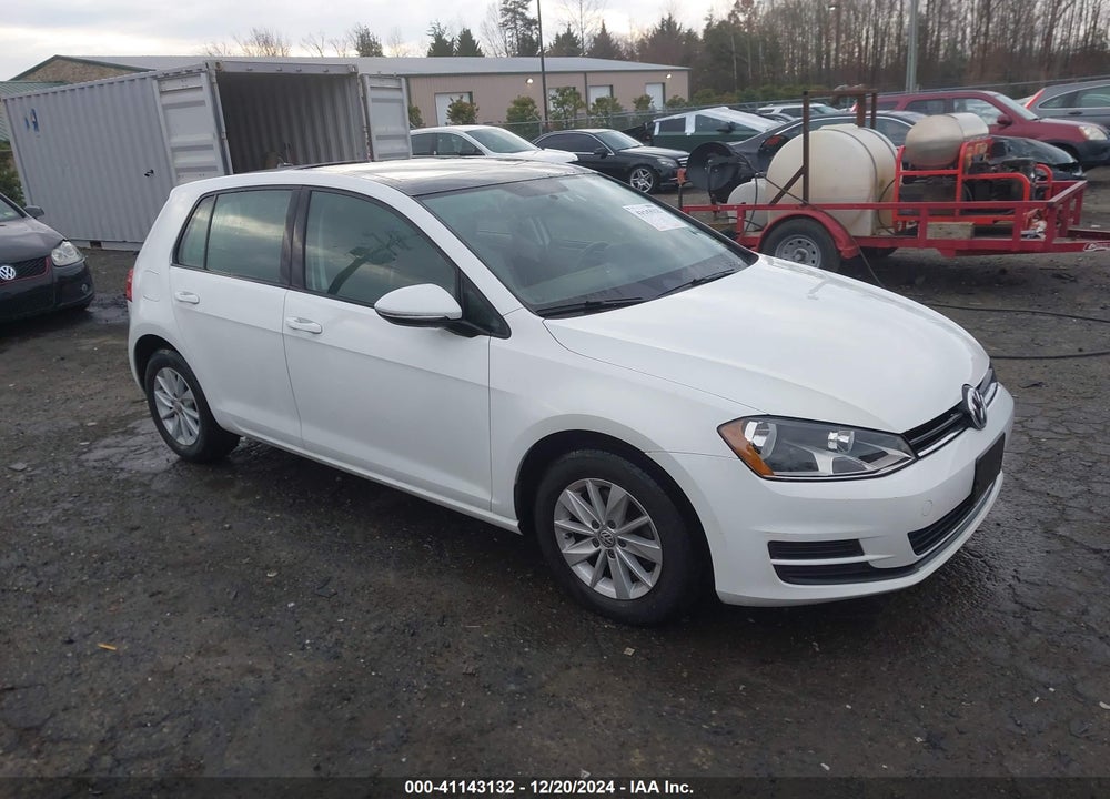 2016 VOLKSWAGEN GOLF TSI S 4-DOOR VIN: 3VW217AUXGM032135